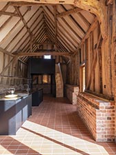 Lynch Architects listed Barn conversion with red quarry tiles